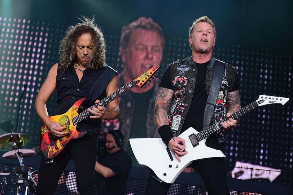 Metallica en concierto. / AFP