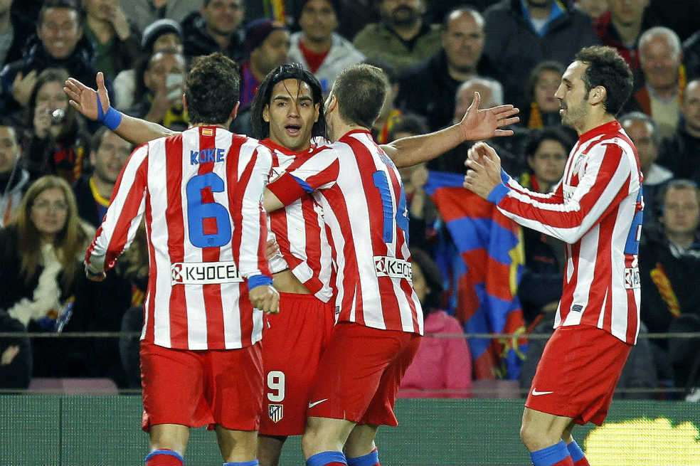 Falcao llegó a su gol número 17 en esta Liga. Es el segundo máximo anotador. / EFE