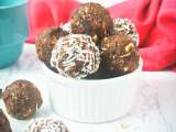 La receta para preparar unas crujientes bolitas de avena y chocolate