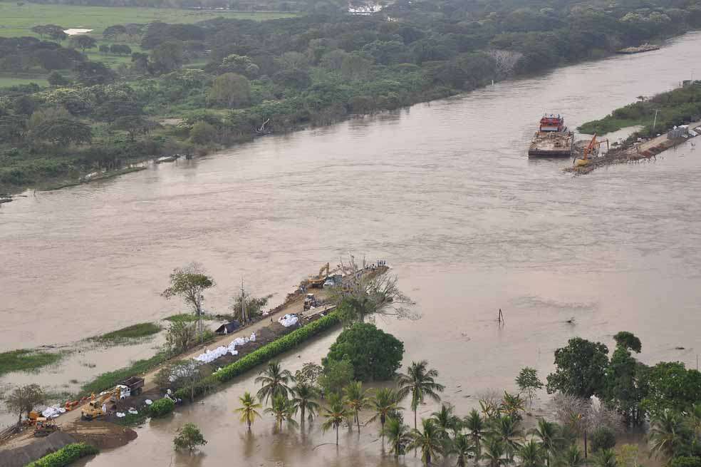 En diciembre de 2010 las aguas del canal se desbordaron provocando la inundación de varios municipios en el norte de Bolívar y el sur de Atlántico debido a la ruptura de 214 metros de un terraplén. / Archivo - El Espectador