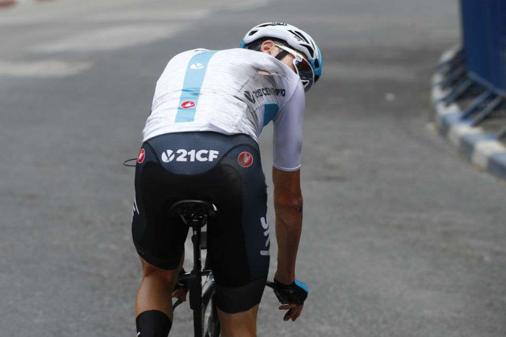 Chris Froome, ciclista del equipo Sky. / AFP