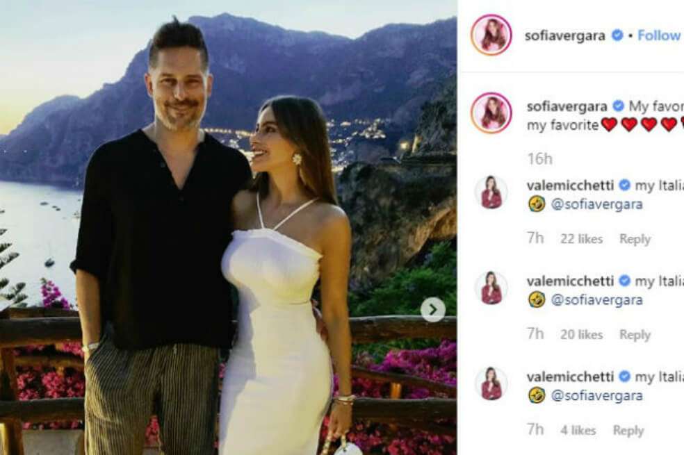 Sofía Vergara y Joe Manganiello celebran su aniversario en la costa italiana. / Cortesía