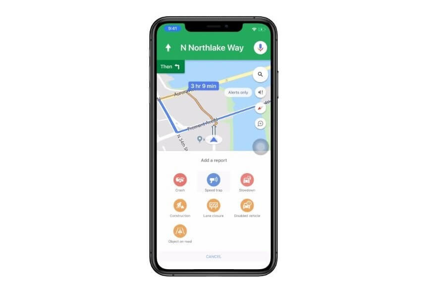Google Maps añadió cuatro tipos más de incidentes de tráfico. / Google