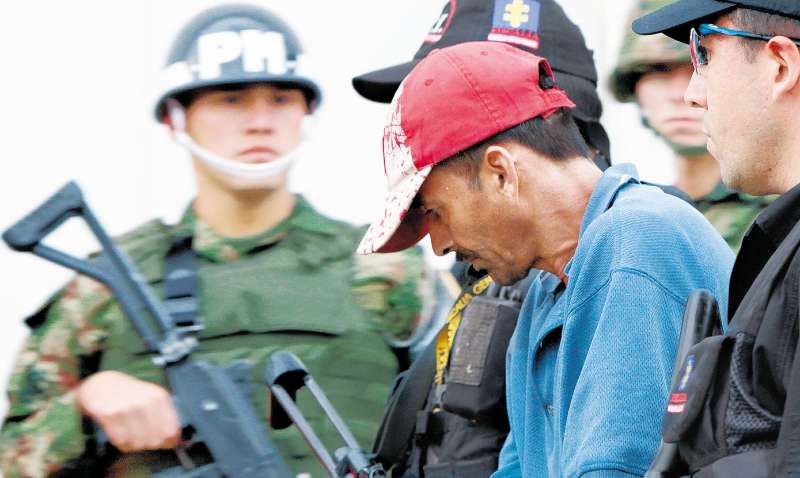Herminsul Arellán Barajas fue capturado en marzo de 2011 en La Macarena (Meta). / EFE