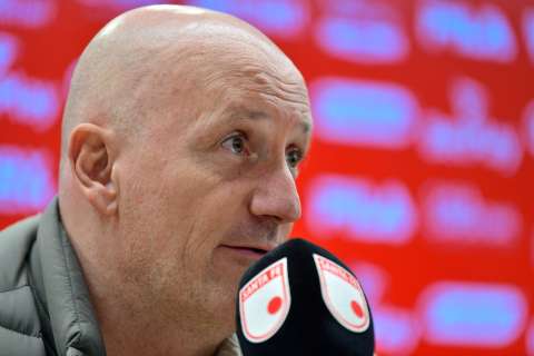 Pablo Repetto, técnico de Santa Fe, se lamentó tras el empate 1-1 contra Once Caldas