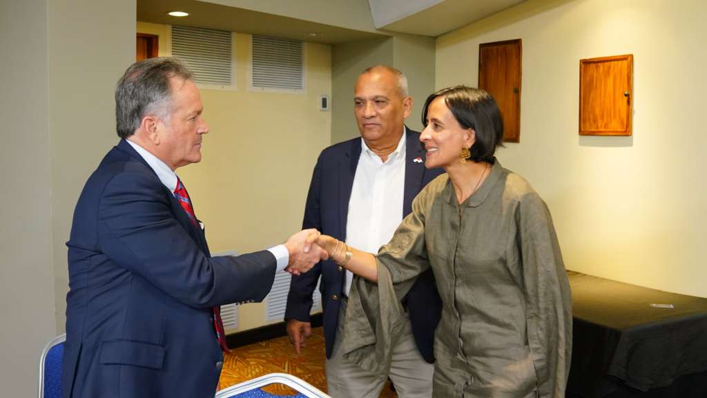 La ministra de Ambiente, Susana Muhamad, en la sesión del Comité Ministerial del Corredor Marino de Conservación del Pacífico Este Tropical. /Minambiente.