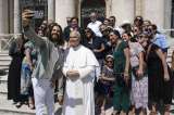 Así fue el encuentro del elenco de ‘The Chosen’ con el papa León XIV