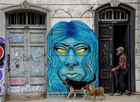 Valparaiso, una galería de arte al aire libre