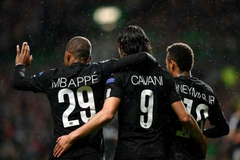 El PSG goleó al Celtic en Glasgow