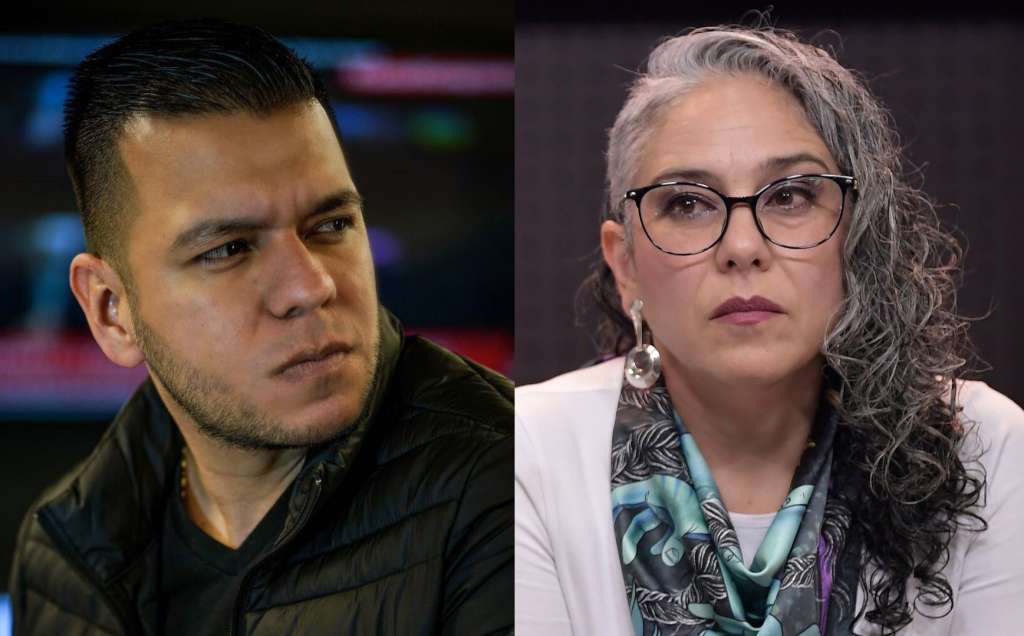 Senadores "Jota Pe Hernández" y María José Pizarro.