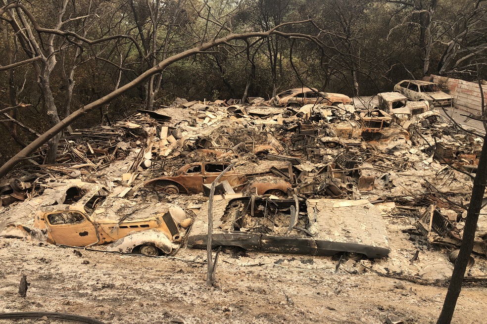 Imágen tomada cerca de Redding, California. / AFP
