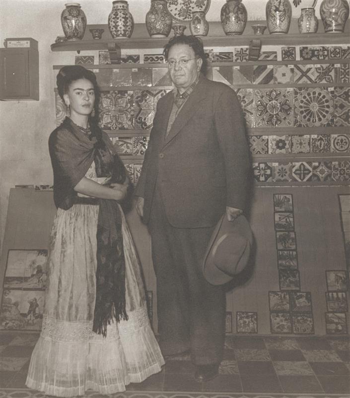 Frida Kahlo y Diego Rivera se casaron por primera vez el 21 de agosto de 1929.