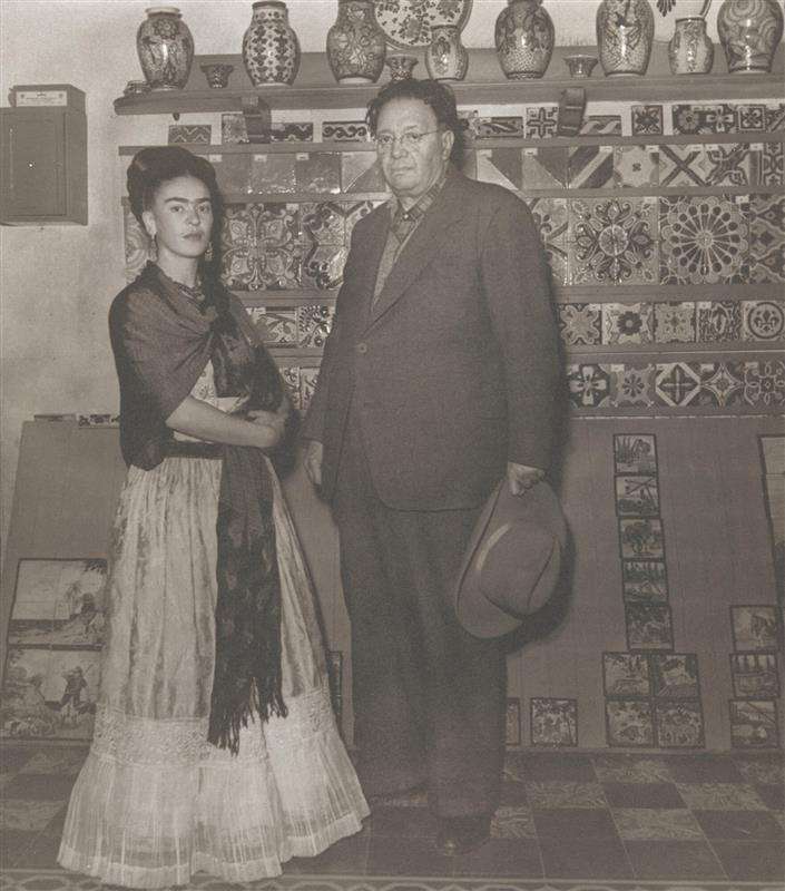 Frida Kahlo y Diego Rivera se casaron por primera vez el 21 de agosto de 1929.