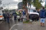 Ambulancia arrolló a tres motos en el sur de Bogotá: cuatro personas resultaron heridas
