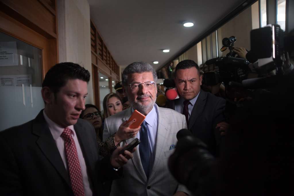 Abogado penalista a su salida de la Corte Suprema de Justicia.
