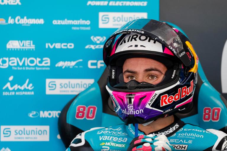 David Alonso disputa su última carrera de Moto2 en el año: hora y dónde ver