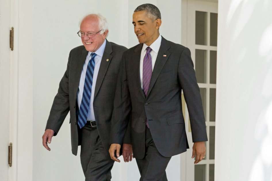 Bernie Sanders (izquierda) se reunió este jueves con el presidente Barack Obama en la Casa Blanca. / EFE
