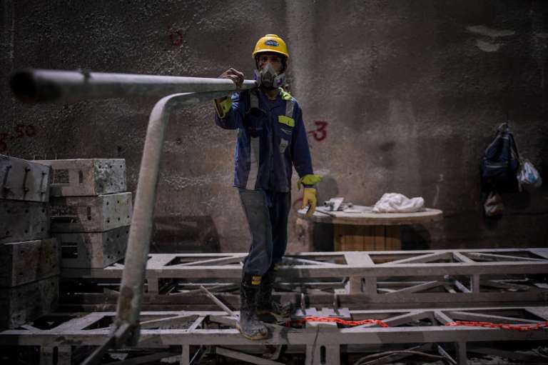 Trabajos en Hidroituango.