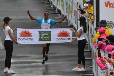 Sigue el dominio africano en la Media Maratón de Bogotá