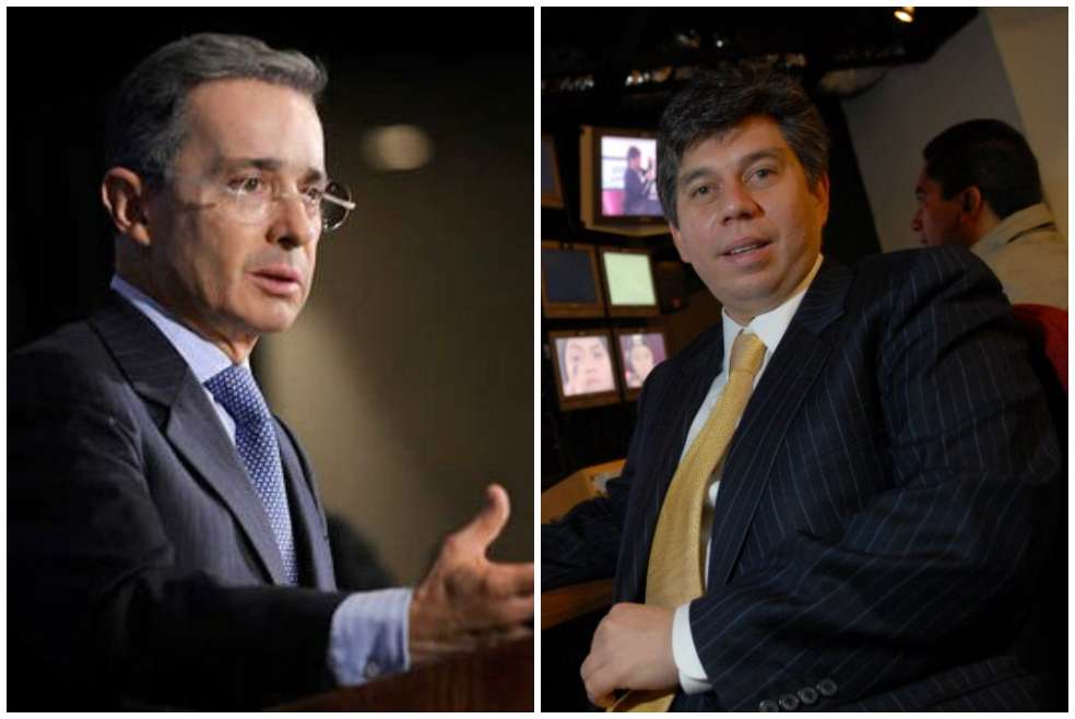 Senador Álvaro Uribe Velez; Columnista Daniel Coronell. / Archivo.
