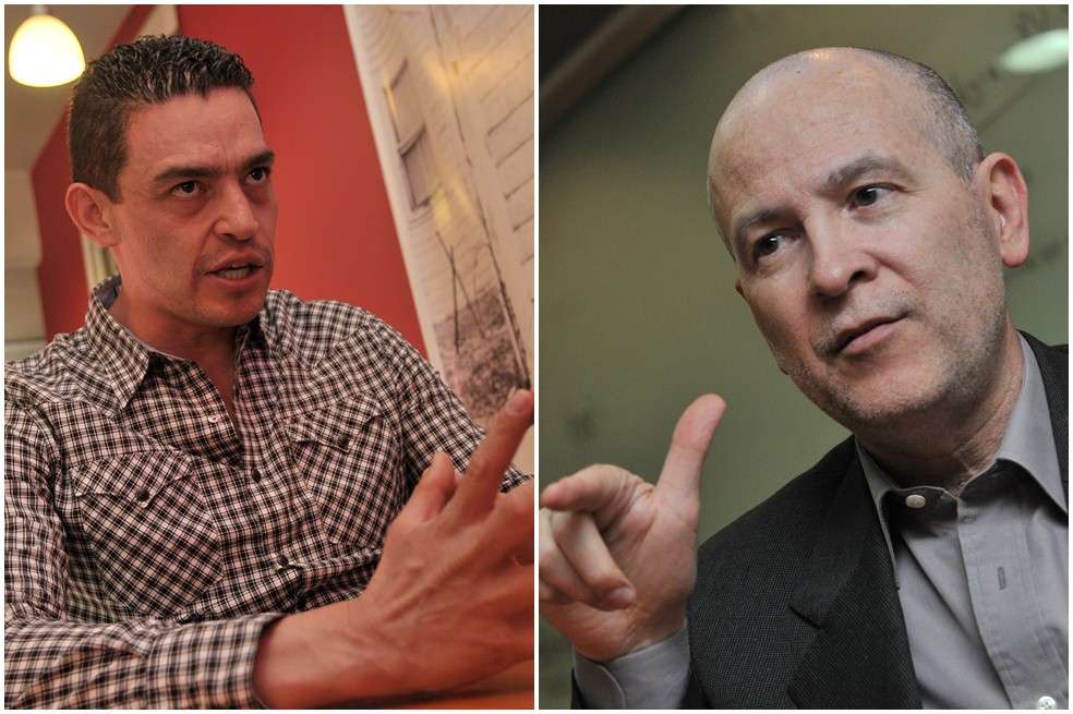 Hossman Martínez y Carlos Vicente de Roux. /Archivo