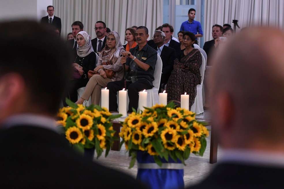 EnKuala Lumpur también se reunieron familiares de las víctimas tras cinco años de la tragedia. / Foto: AFP.Rusia sigue negando su implicación