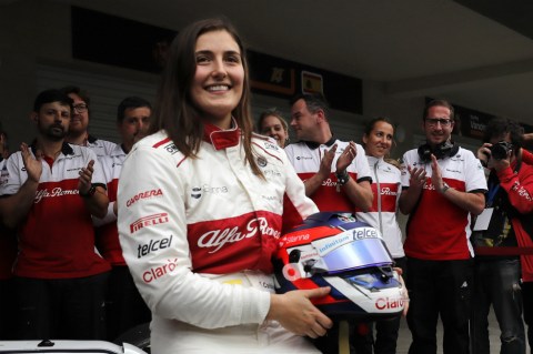 Tatiana Calderon: "me hubiera gustado estar dos horas más manejando un Fórmula 1″