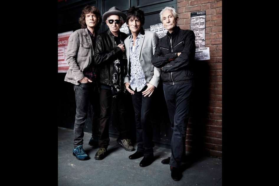 Los Rolling Stones en 2012.
