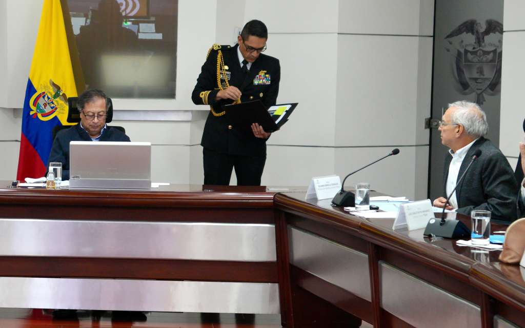 Foto de Gustavo Petro y Ricardo Bonilla