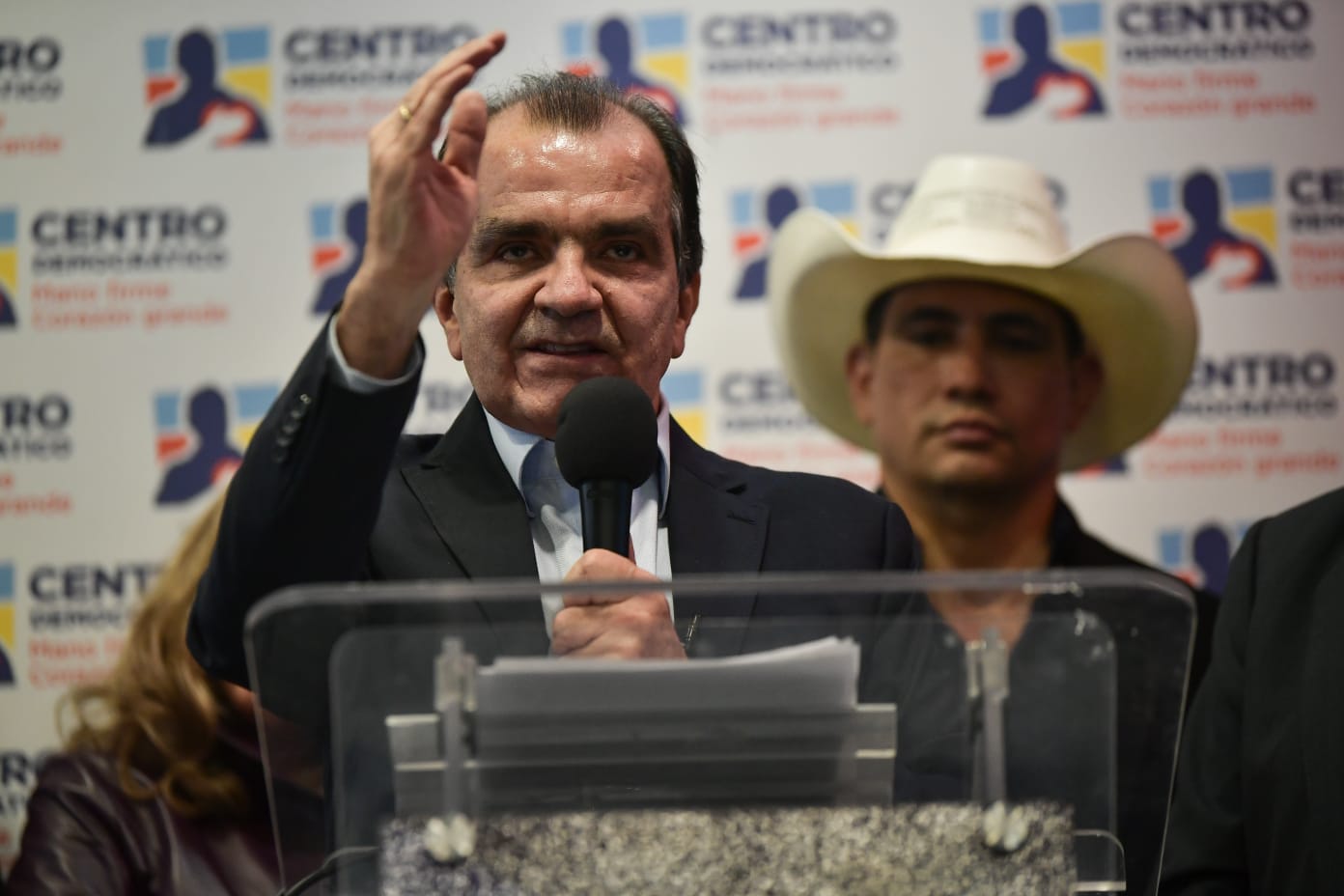 Óscar Iván Zuluaga, candidato presidencial del Centro Democrático
