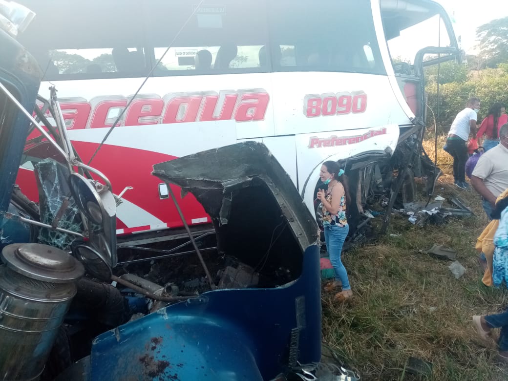 El accidente sucedió en la mañana de este martes 6 de enero de 2021.