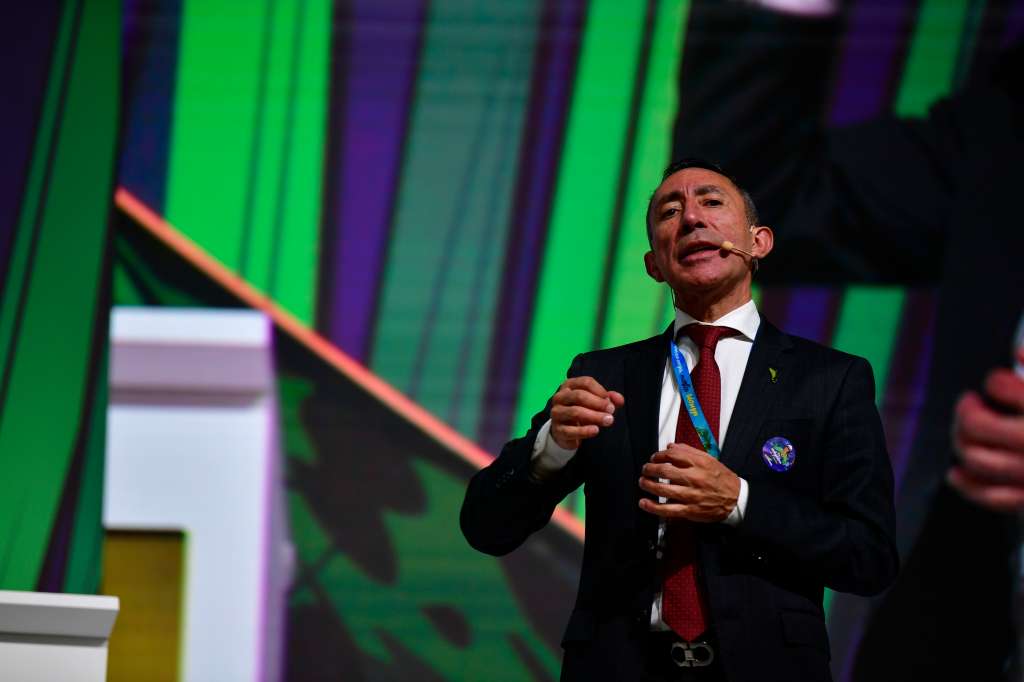 Presidente de ECOPETROL durante la reunión y asamblea General Accionistas realizado en Corferias Bogotá