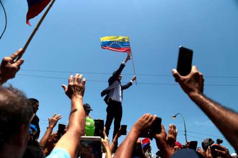 En imágenes: Así fue el regreso de Juan Guaidó a Venezuela