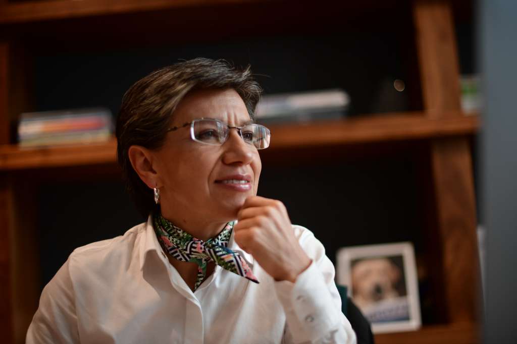 Alcaldesa de Bogotá, en entrevista.