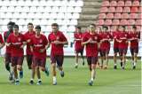 Rafael Santos Borré cumplió su primer entrenamiento con el Atlético de Madrid