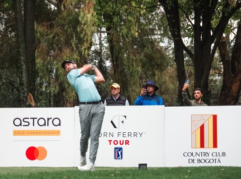 Cristóbal del Solar es el líder del Astara Golf Championship de Bogotá