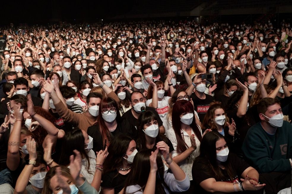 El objetivo del concierto es descubrir la manera en la que podamos convivir con el covid en eventos públicos.