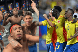 “Mami, prenda la radio y encienda la tele”: así celebró Colombia en el camerino