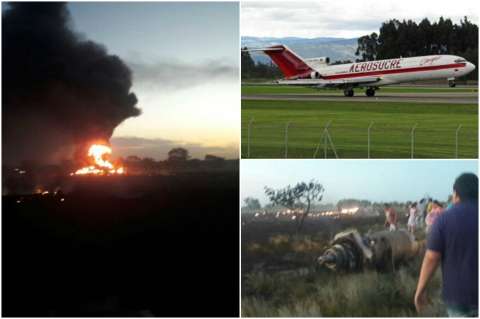 Cinco muertos deja accidente de avión de Aerosucre tras despegar de Puerto Carreño