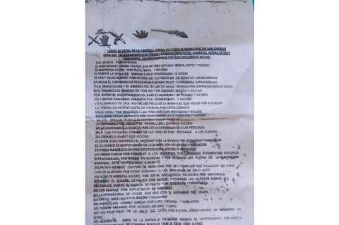Alerta en San Onofre, Sucre, por panfleto amenazante