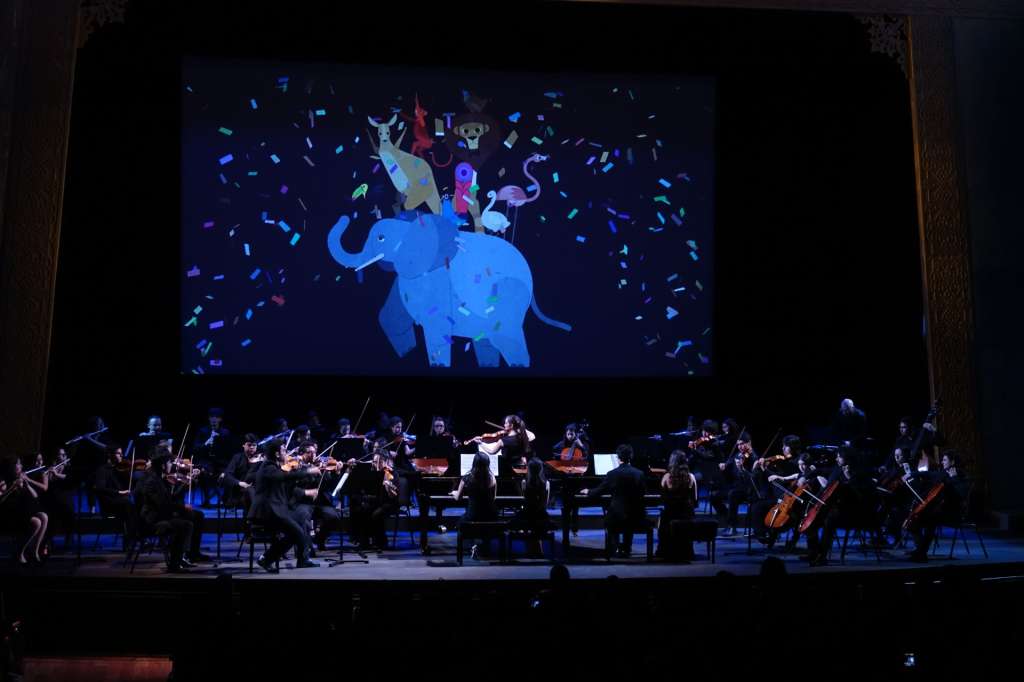 “El carnaval de los animales” fue creada por Camille Saint-Saëns. En 2018 el Teatro del Lago la estrenó con la dirección de Luis Damián Ortiz, la interpretación de la Camerata y la Orquesta Piccolo de su Escuela de las Artes y la participación de Punkrobot Studio.
