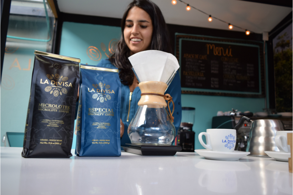 Café La Divisa nació hace seis años gracias a una familia de caficultores provenientes de Fresno, Tolima. / Crédito: Silvana González