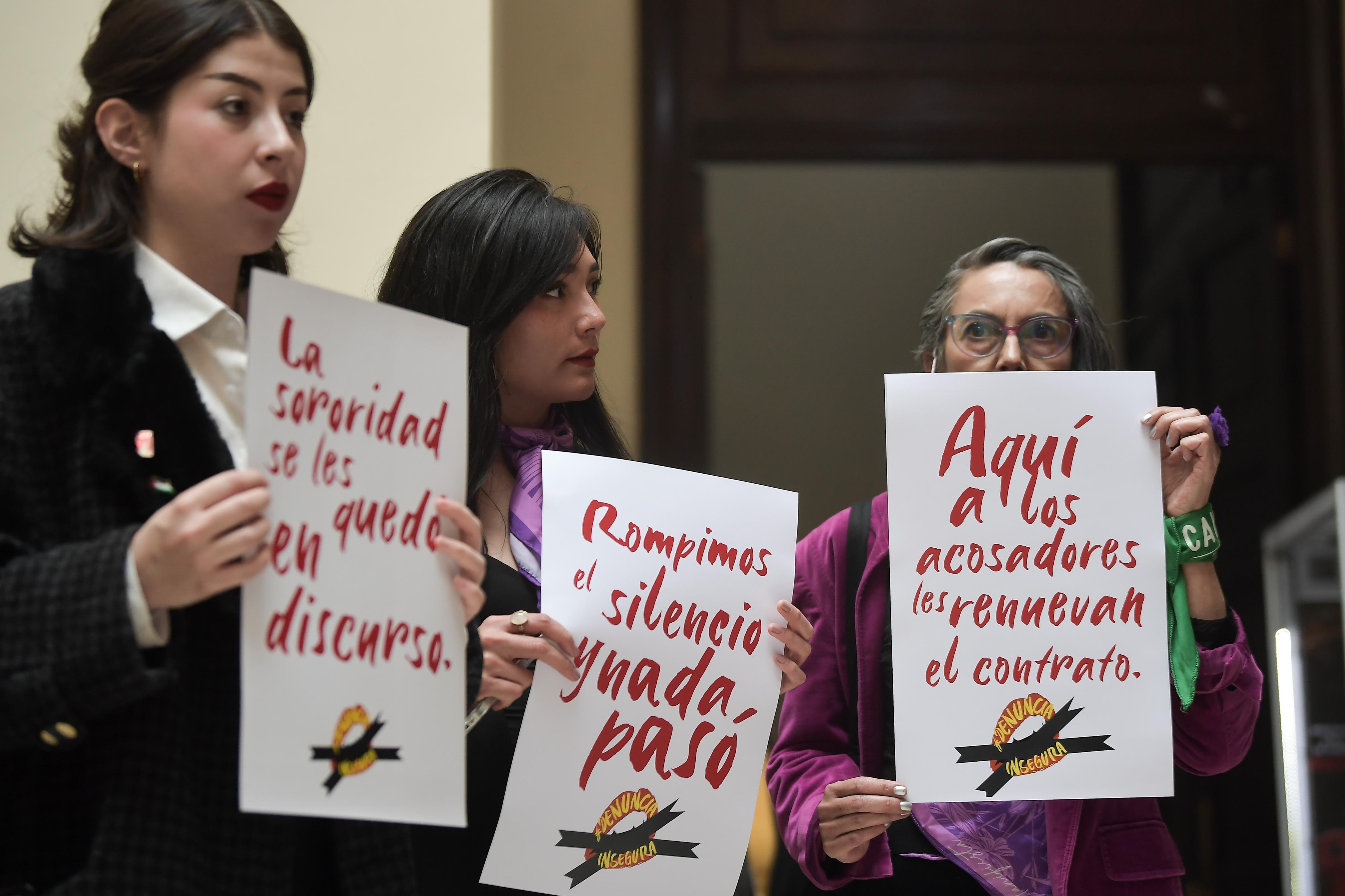 Lanzan alerta de posible impunidad en casos de violencia de género en el Congreso.