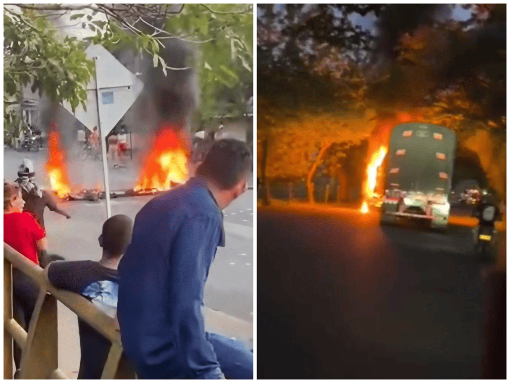 Disturbios en paro minero