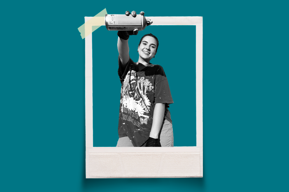 Sara Alarcón es artista, pintora e ilustradora de Medellín. / Sebastián Chamorro