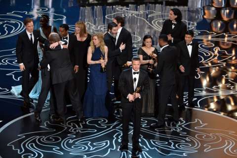 "12 años de esclavitud" gana el Óscar más importante de la noche: mejor película