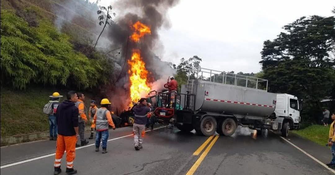 Accidente en vía Panamericana