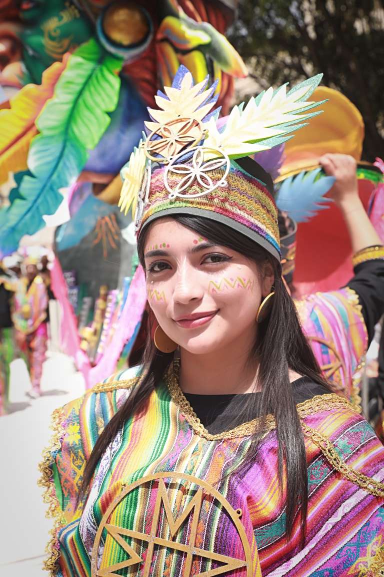 Rostros del Carnaval de Negros y Blancos de Pasto 2024