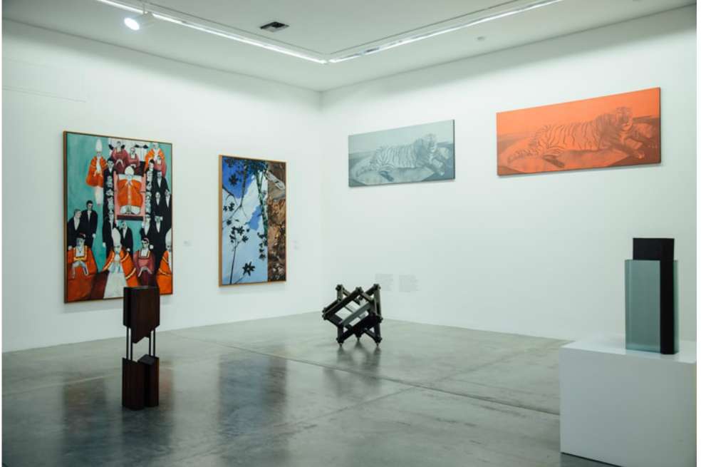 Parte de la exposición El arte en Antioquia y la década de los setenta. Una interpretación, en el Museo de Arte Moderno de Medellín.C / Cortesía