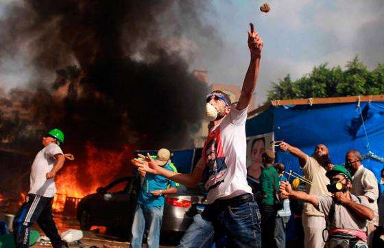 Impactantes imágenes de la sangrienta protesta en Egipto